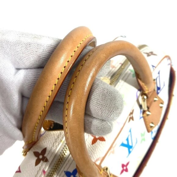 LOUIS VUITTON M92663 MonogramMulticolore Trueville Bag Hand Bag Blanc White - Picture 12 of 14